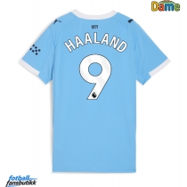 Manchester City Erling Haaland #9 Hjemmedrakt Dame 2025-26 Kortermet